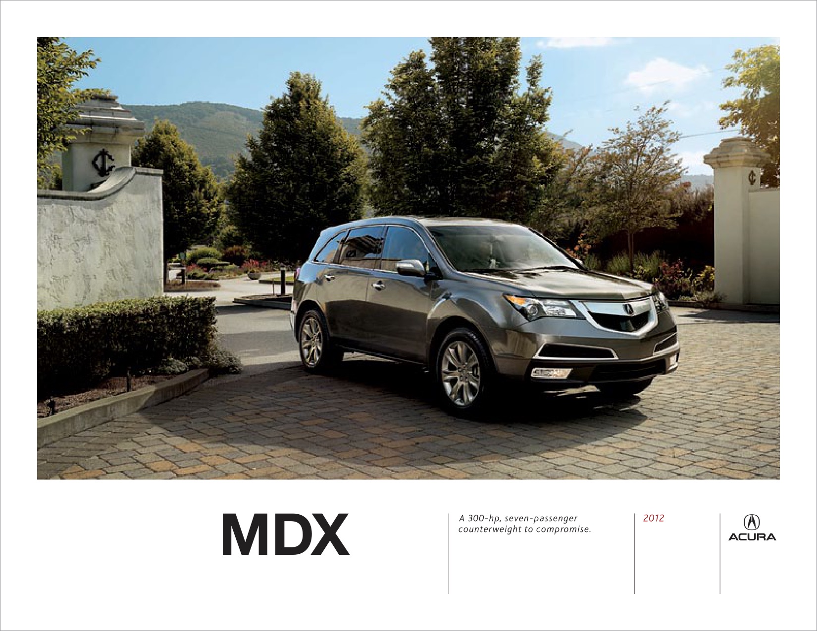 2012 Acura ZDX MDX RDX Brochure Page 25